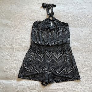 White House Black Market Women's Halter Short Romper